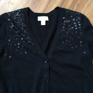 Classic Cardigan Ann Taylor Loft Black Cardigan PS